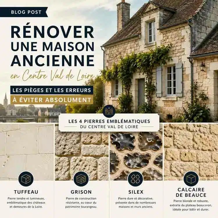 Guillon frères 4 pierres caractéristiques du Val de Loire
